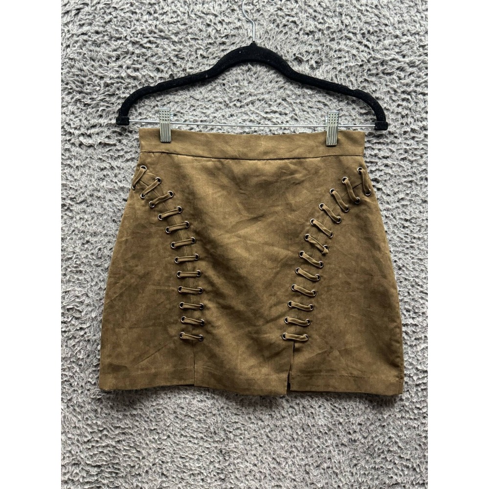 Millau Brown A-Line Mini Skirt Womens‎ Size S